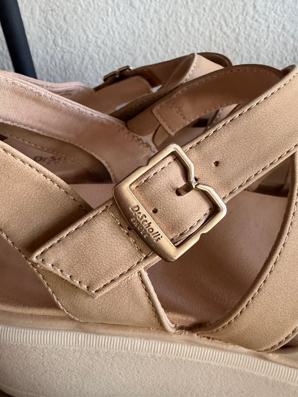 DR. SCHOLL'S Nice Max Sun Sandals in Sand color Sz.10 - Picture 4 of 9